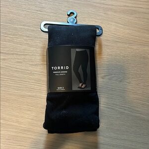 Torrid Black Full-Length Leggings